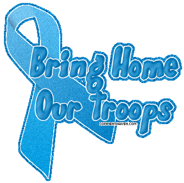 Bring Home Our Troops Awareness Rib Image