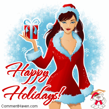 Happy Holidays Kitty picture