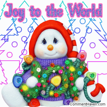 Joy To The World Snowman picture