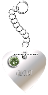 August Keychain picture