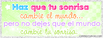 Haz Que Tu Sonrisa Cambie El Mundo picture