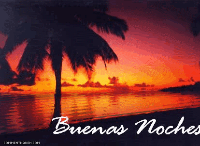 Buenas Noches Tropical Sunset Image