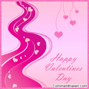 Swirl Hearts Pink Image