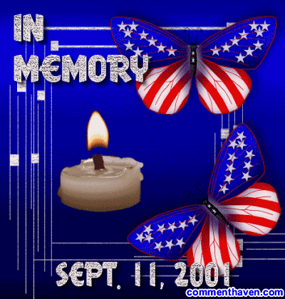 Flag Butterfly Candle picture for facebook