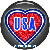 Usa Heart picture for facebook