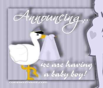 Announcing Baby Boy picture