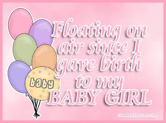 Floating Since Birth Girl picture for facebook