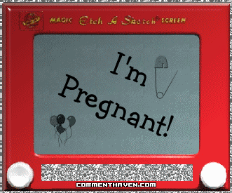 Pregnant Etchasketch picture for facebook