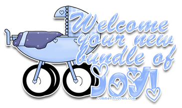 Welcome Bundle Of Joy Boy picture for facebook