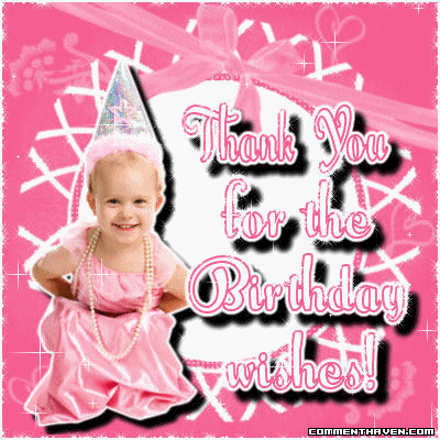 Birthday Thanks