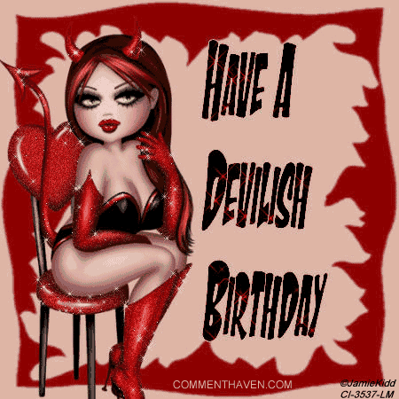 A Devilish Birthday picture for facebook