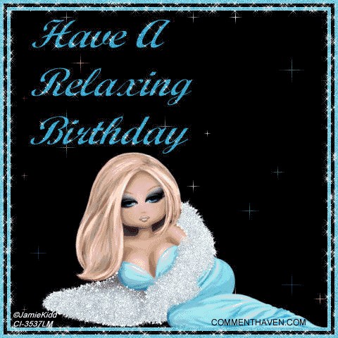 A Relaxing Birthday picture for facebook