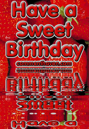 A Strawberry Birthday picture for facebook