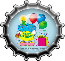 Birthday Bottlecap picture for facebook