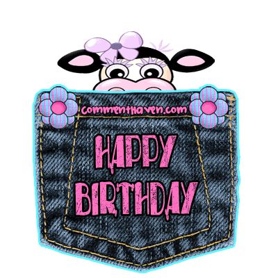 Boppin Birthday Cow picture for facebook