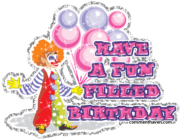 Clown Fun Birthday picture for facebook