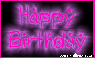 Flashy Pink Birthday picture for facebook