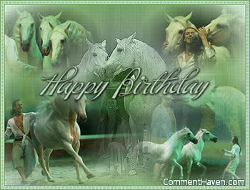 Horses Birthday picture for facebook