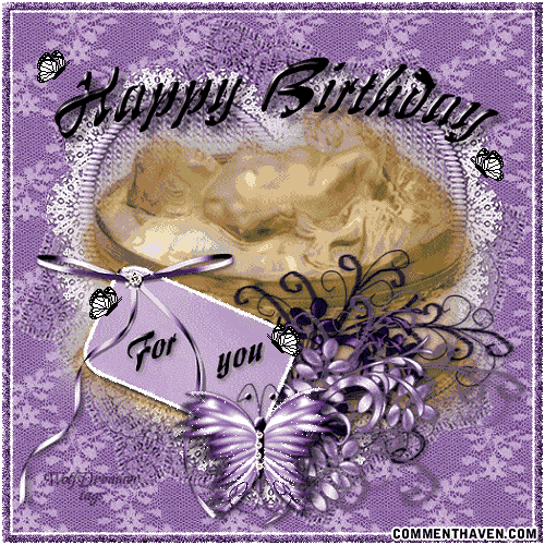 Lavender Birthday Wishes picture for facebook