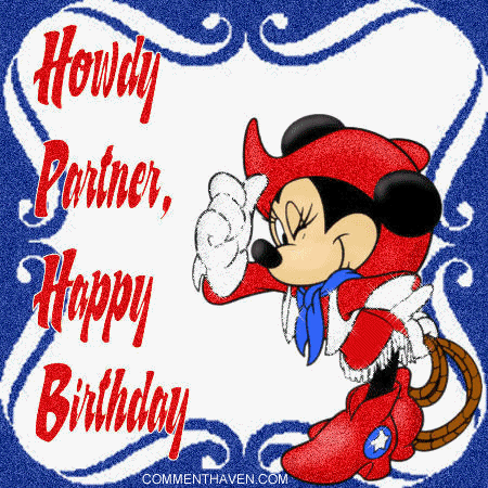 Mickey Birthday Partner picture for facebook