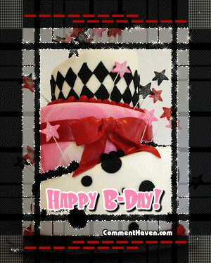 Red Black Birthday picture for facebook
