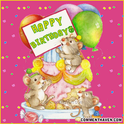 Rodent Fun Birthday picture for facebook