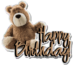 Stuffed Bear Birthday picture for facebook