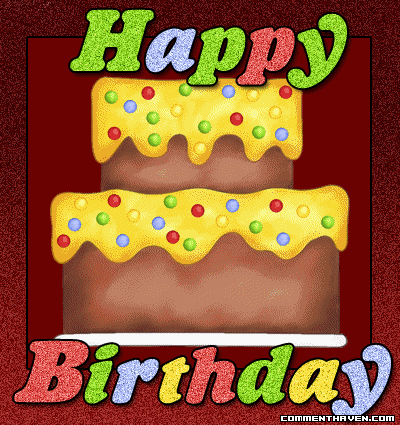 Tall Birthday Cake picture for facebook