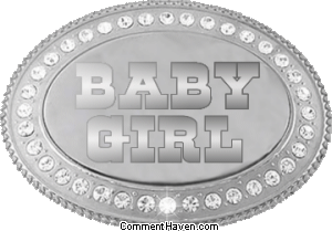 Baby Girl Belt Buckle picture for facebook
