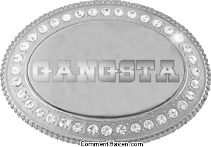 Gangsta Belt Buckle picture for facebook