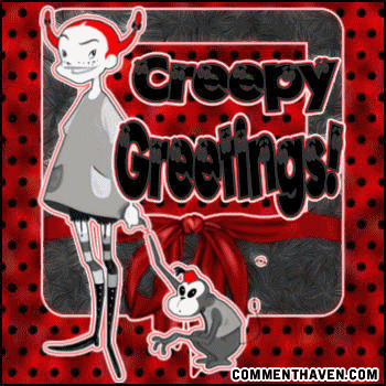 Creepy Greetings picture for facebook