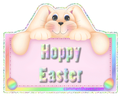 Hoppy Easter Bunny picture for facebook