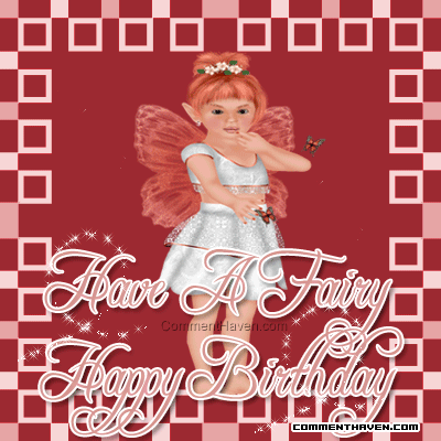 Fairy Birthday picture for facebook