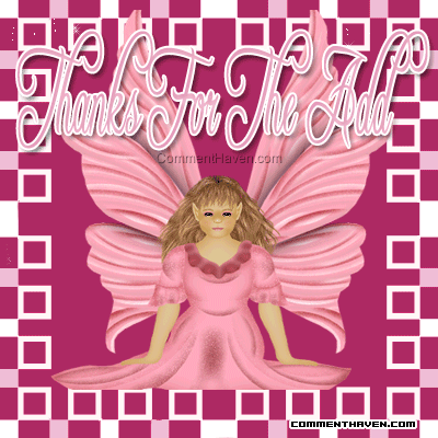 Fairy Thanks For Add picture for facebook