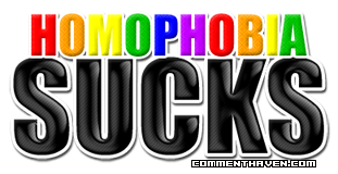 Homophobia Sucks picture for facebook