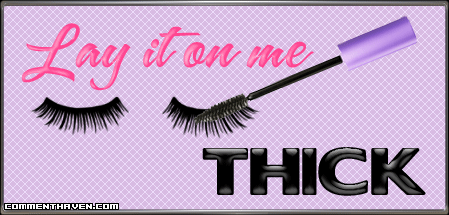 Girly Mascara picture for facebook