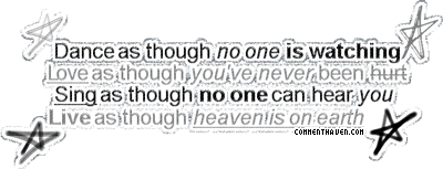 Glitter Quote picture