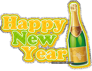 Champagne New Year picture for facebook