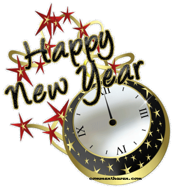 New Year Clock picture for facebook