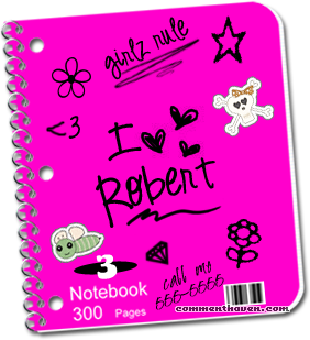 Robert Notebook picture
