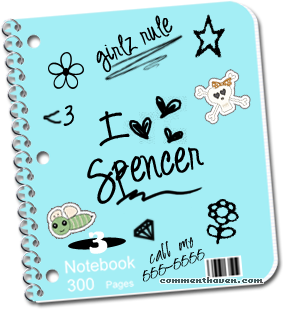 Spencer Notebook picture