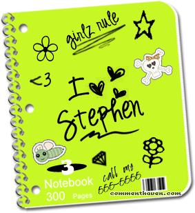 Stephen Notebook picture