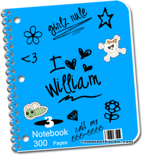 William Notebook picture