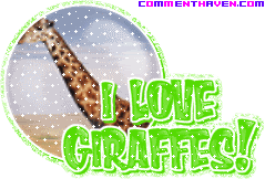 I Love Giraffes picture for facebook