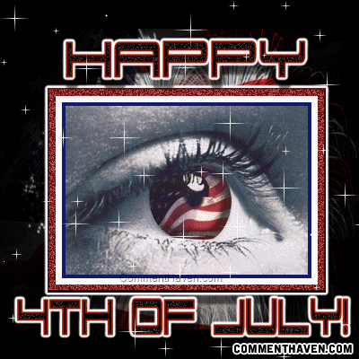 Flag Eye Happy  July picture for facebook