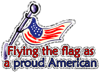Flying Flag Glitter picture for facebook