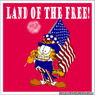 Garfield Land Of Free picture for facebook