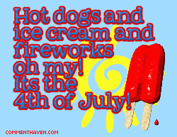 Hot Dogs And Ice Cream picture for facebook
