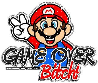 Game Over Mario picture for facebook