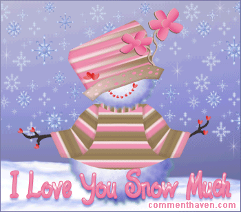 Love You Snow Much picture for facebook